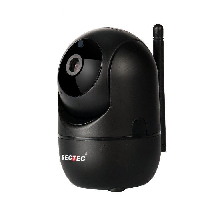 SECTEC IL-HIP291G-2M-AI Black Camera Indoor Home Wireless Wifi Intelligent Automatic Tracking HD Network Surveillance Camera by bashfashion