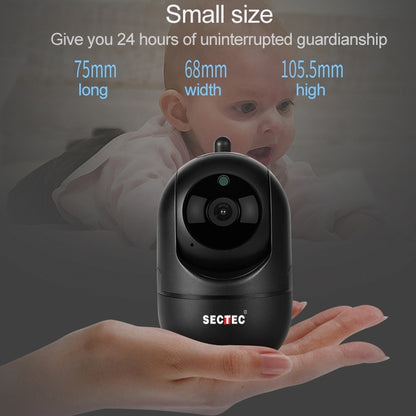 SECTEC IL-HIP291G-2M-AI Black Camera Indoor Home Wireless Wifi Intelligent Automatic Tracking HD Network Surveillance Camera by bashfashion