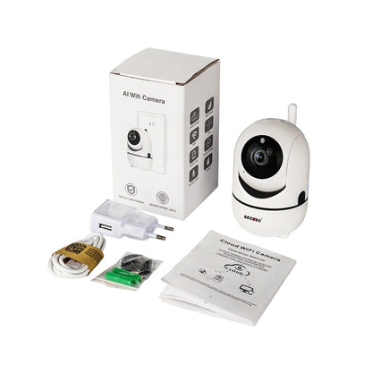 SECTEC IL-HIP291-2M-AI Intelligent Tracking Monitor Mobile Phone Remote Wireless Network Wifi Camera Cloud Storage Intelligent Shaking Head Network Camera by bashfashion
