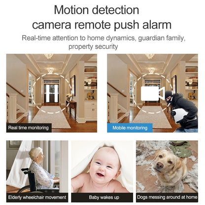 SECTEC IL-HIP291-2M-AI Intelligent Tracking Monitor Mobile Phone Remote Wireless Network Wifi Camera Cloud Storage Intelligent Shaking Head Network Camera by bashfashion