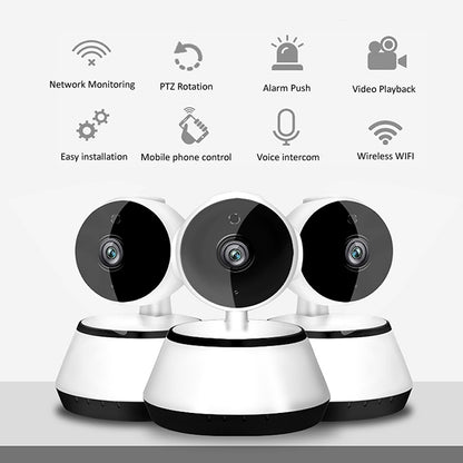 YH001 720P HD 1.0 MP Wireless IP Camera, Support Infrared Night Vision / Motion Detection / APP Control, EU Plug by bashfashion