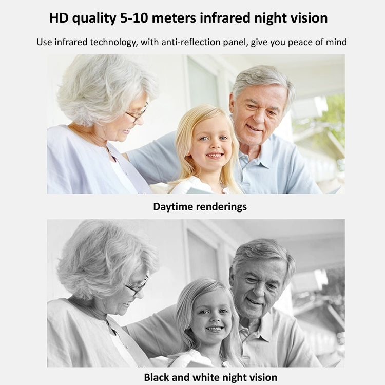 YH001 720P HD 1.0 MP Wireless IP Camera, Support Infrared Night Vision / Motion Detection / APP Control, UK Plug by bashfashion