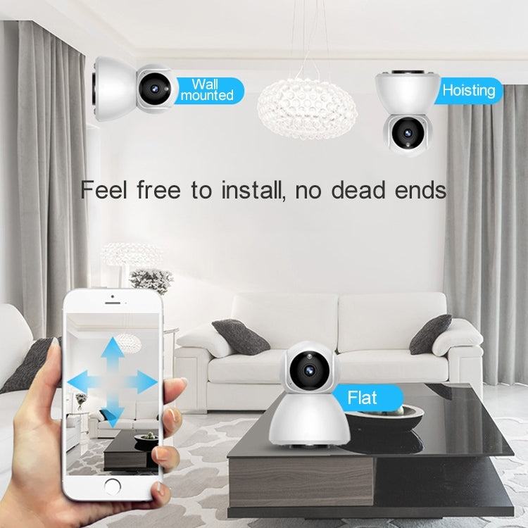 720P HD 1.0 MP Wireless IP Camera, Support Infrared Night Vision / Motion Detection / APP Control, EU Plug by bashfashion