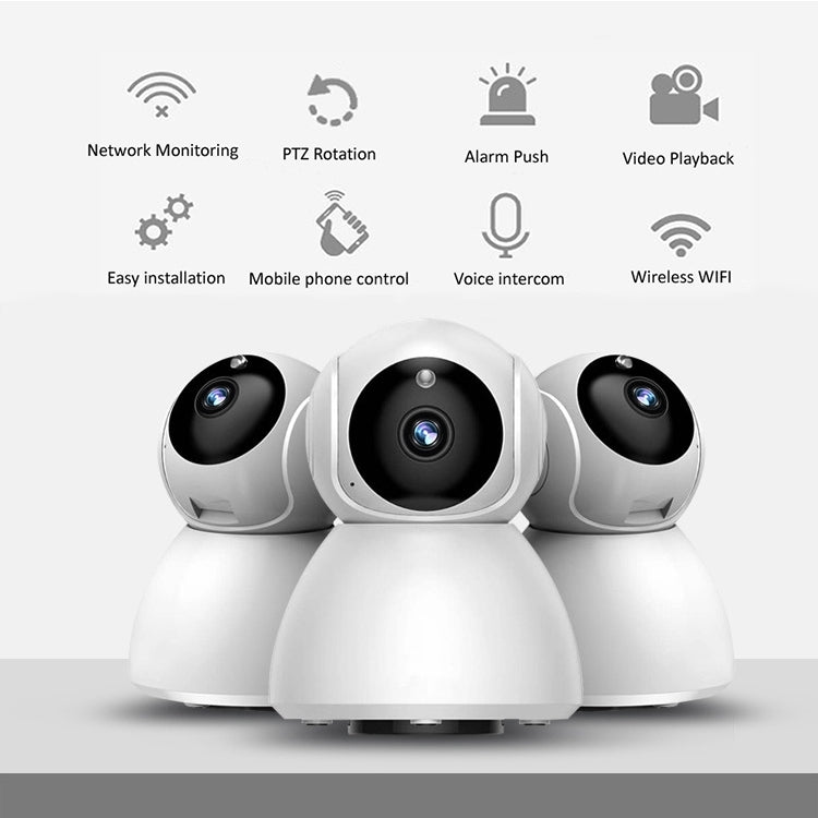 720P HD 1.0 MP Wireless IP Camera, Support Infrared Night Vision / Motion Detection / APP Control, AU Plug by bashfashion