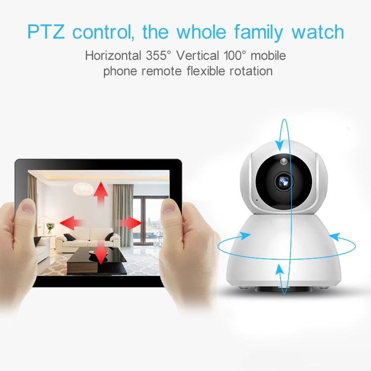720P HD 1.0 MP Wireless IP Camera, Support Infrared Night Vision / Motion Detection / APP Control, AU Plug by bashfashion