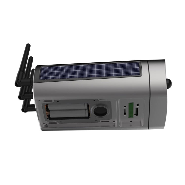T8 1080P Full HD Solar Battery Ultra Low Power Sound Light Alarm Network Camera, Support Motion Detection, Night Vision, Two Way Audio, TF Card by bashfashion