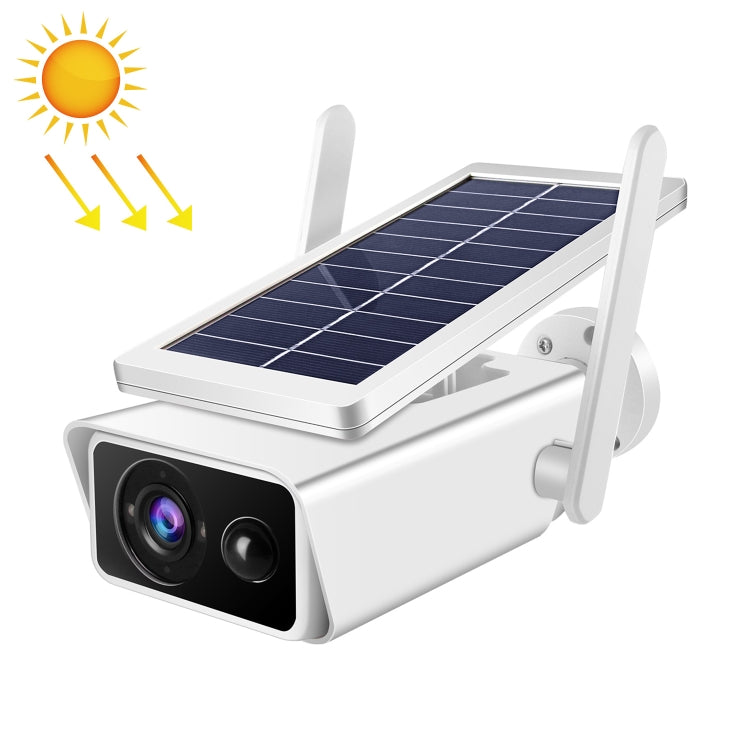 T13-2 1080P HD Solar Powered 2.4GHz WiFi Security Camera without Battery, Support Motion Detection, Night Vision, Two Way Audio, TF Card by bashfashion