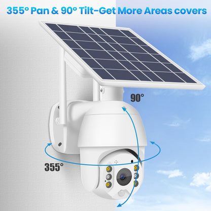 T16 1080P Full HD Solar Powered WiFi Camera, Support PIR Alarm, Night Vision, Two Way Audio, TF Card by bashfashion