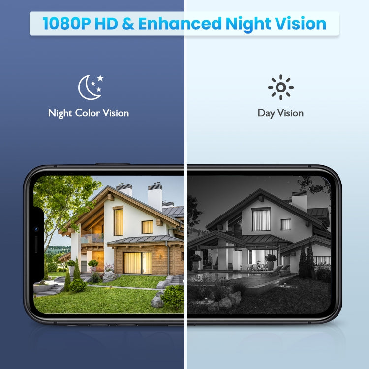 T16 1080P Full HD 4G (US Version) Network Monitoring Solar Powered Camera, Support PIR + Radar Alarm, Night Vision, Two Way Audio, TF Card by bashfashion