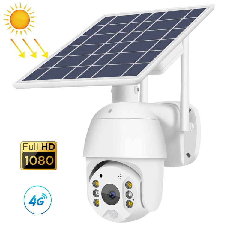 T16 1080P Full HD 4G (EU Version) Network Monitoring Solar Powered Camera, Support PIR + Radar Alarm, Night Vision, Two Way Audio, TF Card by bashfashion