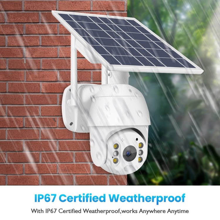 T16 1080P Full HD 4G (EU Version) Network Monitoring Solar Powered Camera, Support PIR + Radar Alarm, Night Vision, Two Way Audio, TF Card by bashfashion