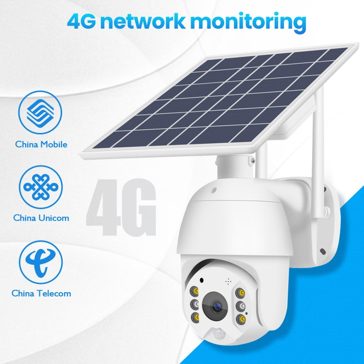 T16 1080P Full HD 4G (EU Version) Network Monitoring Solar Powered Camera, Support PIR + Radar Alarm, Night Vision, Two Way Audio, TF Card by bashfashion