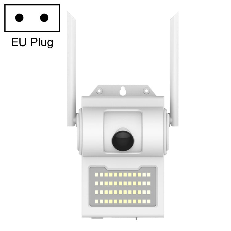 DP14 2.0 Million Pixels 1080P HD Wall Lamp Smart Camera, Support Full-color Night Vision / Motion Detection / Voice Intercom / TF Card, EU Plug by bashfashion