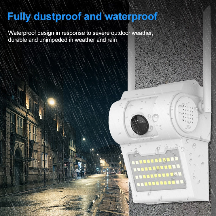 DP14 2.0 Million Pixels 1080P HD Wall Lamp Smart Camera, Support Full-color Night Vision / Motion Detection / Voice Intercom / TF Card, US Plug by bashfashion