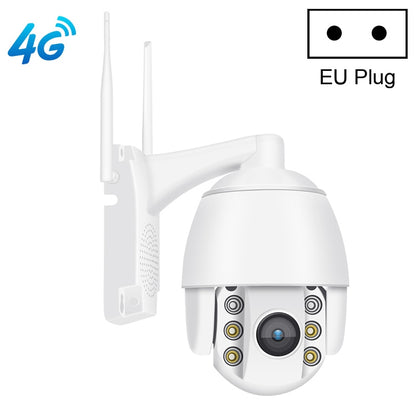 QX2 4G (US Version) 1080P HD 360 Degrees Panoramic Day and Night Full-color IP66 Waterproof Smart Camera, Support Motion Detection / Two-way Voice / TF Card, EU Plug by bashfashion