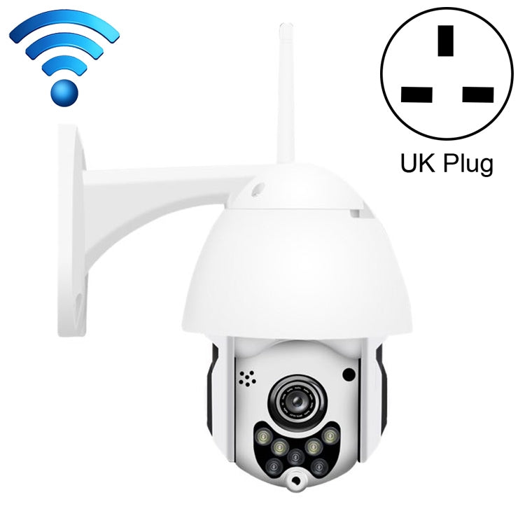 QX3 1080P HD Full-color Night Vision IP65 Waterproof WiFi Smart Camera, Support Motion Detection / TF Card, UK Plug by bashfashion