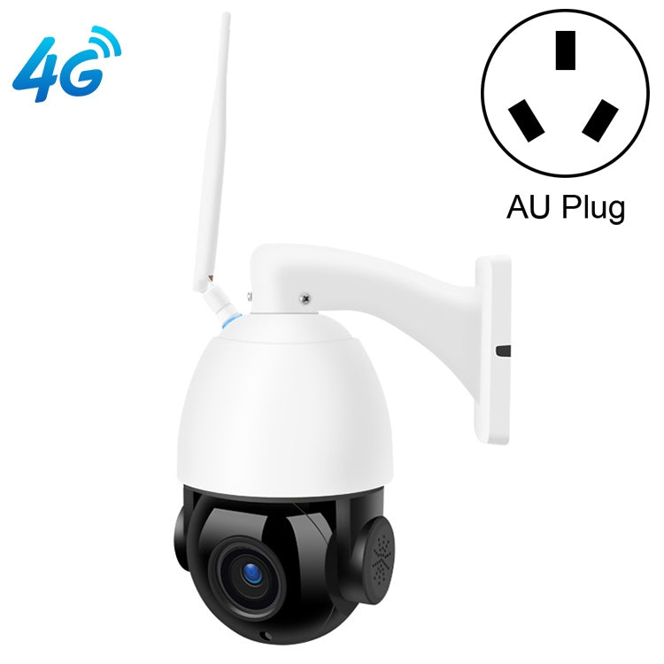 QX5 4G (US Version) 2.0 Million Pixels 1080P HD 20X Zoom Dome Smart Camera, Support Infrared Night Vision / Motion Detection / Voice Intercom / TF Card, AU Plug by bashfashion
