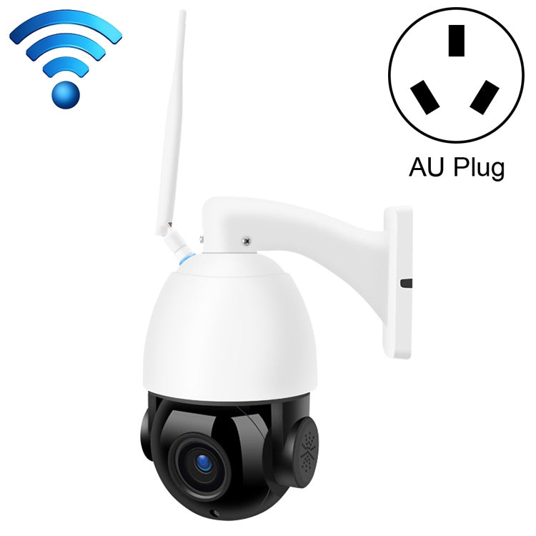 QX5 2.0 Million Pixels 1080P HD 20X Zoom Wireless WiFi Dome Smart Camera, Support Infrared Night Vision / Motion Detection / Voice Intercom / TF Card, AU Plug by bashfashion