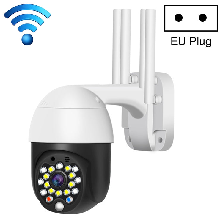 QX27 1080P WiFi High-definition Surveillance Camera Outdoor Dome Camera, Support Night Vision & Two-way Voice & Motion Detection(EU Plug) by bashfashion