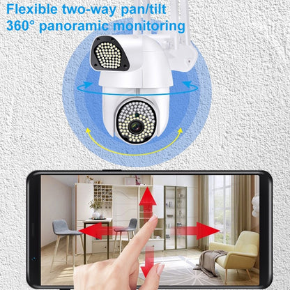 QX37 1080P WiFi High-definition Surveillance Camera Outdoor Dome Camera, Support Night Vision & Two-way Voice & Motion Detection(EU Plug) by bashfashion