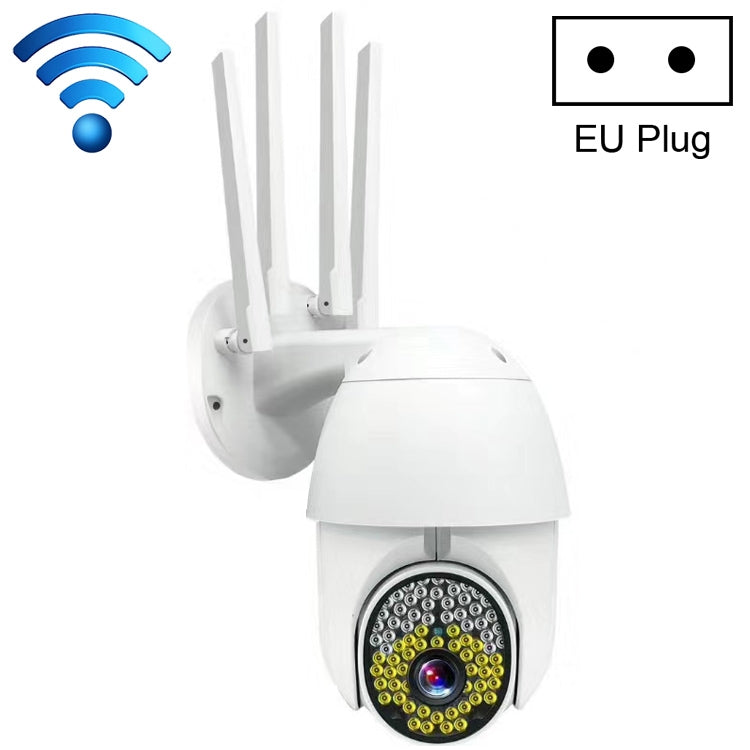 QX38 1080P WiFi High-definition Surveillance Camera Outdoor Dome Camera, Support Night Vision & Two-way Voice & Motion Detection(EU Plug) by bashfashion