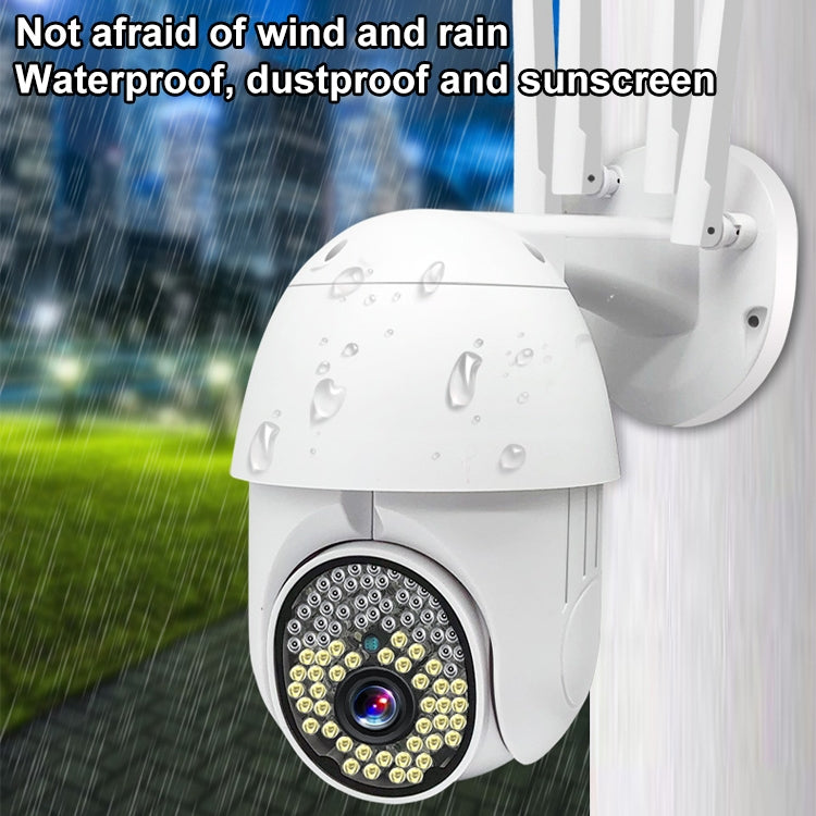 QX38 1080P WiFi High-definition Surveillance Camera Outdoor Dome Camera, Support Night Vision & Two-way Voice & Motion Detection(AU Plug) by bashfashion