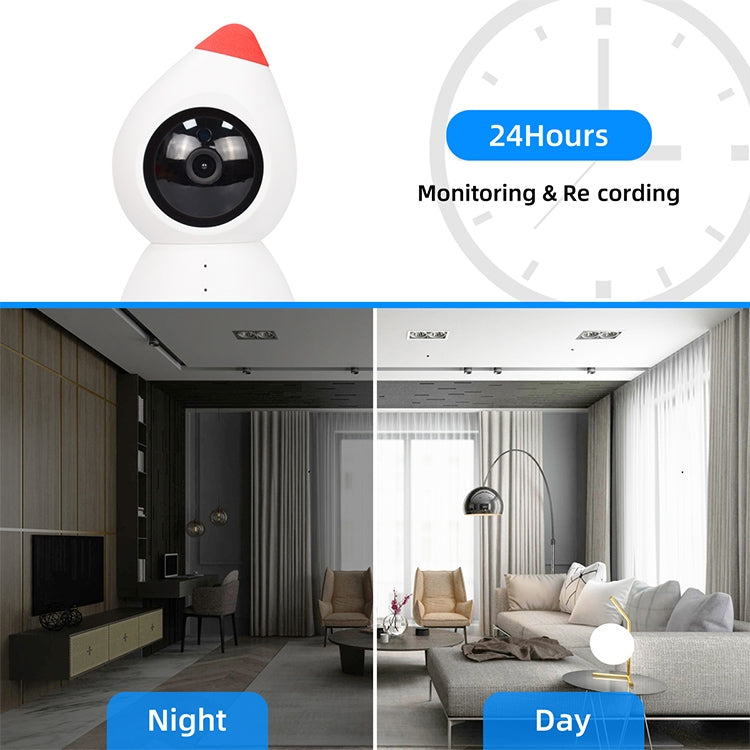 YT43 2 Million Pixels HD Wireless Indoor Home Little Red Riding Hood Camera, Support Motion Detection & Infrared Night Vision & Micro SD Card(AU Plug) by bashfashion