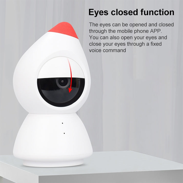 YT43 2 Million Pixels HD Wireless Indoor Home Little Red Riding Hood Camera, Support Motion Detection & Infrared Night Vision & Micro SD Card(UK Plug) by bashfashion