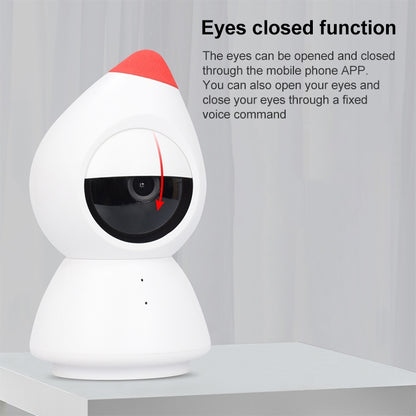 YT43 2 Million Pixels HD Wireless Indoor Home Little Red Riding Hood Camera, Support Motion Detection & Infrared Night Vision & Micro SD Card(EU Plug) by bashfashion