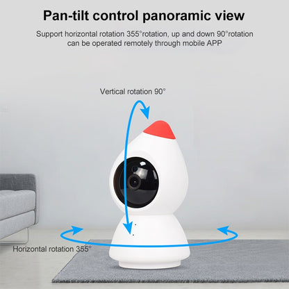 YT43 2 Million Pixels HD Wireless Indoor Home Little Red Riding Hood Camera, Support Motion Detection & Infrared Night Vision & Micro SD Card(AU Plug) by bashfashion