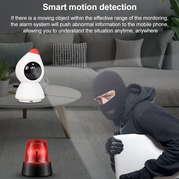 YT43 2 Million Pixels HD Wireless Indoor Home Little Red Riding Hood Camera, Support Motion Detection & Infrared Night Vision & Micro SD Card(UK Plug) by bashfashion