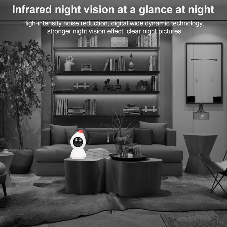 YT43 2 Million Pixels HD Wireless Indoor Home Little Red Riding Hood Camera, Support Motion Detection & Infrared Night Vision & Micro SD Card(EU Plug) by bashfashion
