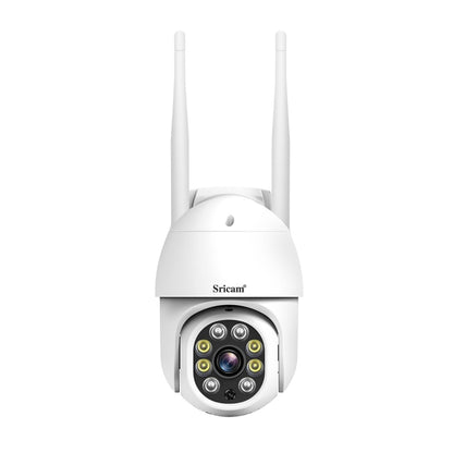 Sricam SP028 1080P HD Outdoor PTZ Camera, Support Two Way Audio / Motion Detection / Humanoid Detection / Color Night Vision / TF Card, US Plug by Sricam