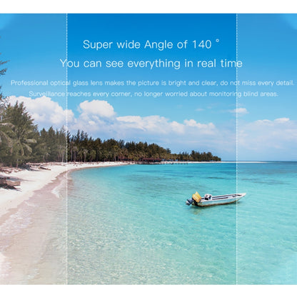 CAMSOY S1 HD 1280 x 720P 140 Degree Wide Angle Wireless WiFi Intelligent Surveillance Camera by CAMSOY