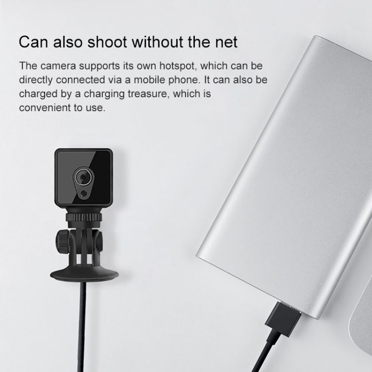 CAMSOY S1 HD 1280 x 720P 140 Degree Wide Angle Wireless WiFi Intelligent Surveillance Camera by CAMSOY