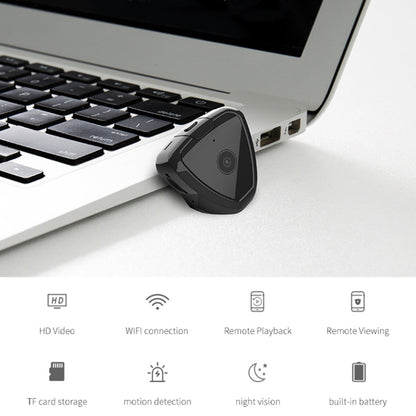 CAMSOY S6 HD 1280 x 720P 70 Degree Wide Angle Wearable Wireless WiFi Intelligent Surveillance Camera, Support Infrared Right Vision & Motion Detection Alarm & Loop Recording(White) by CAMSOY