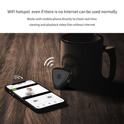 CAMSOY S6 HD 1280 x 720P 70 Degree Wide Angle Wearable Wireless WiFi Intelligent Surveillance Camera, Support Infrared Right Vision & Motion Detection Alarm & Loop Recording(White) by CAMSOY