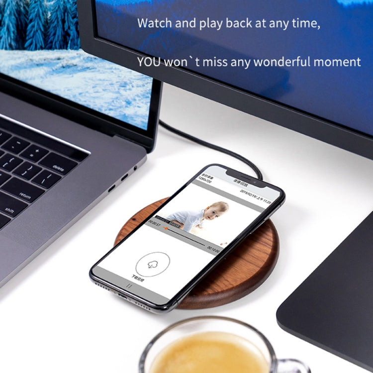 CAMSOY S6 HD 1280 x 720P 70 Degree Wide Angle Wearable Wireless WiFi Intelligent Surveillance Camera, Support Infrared Right Vision & Motion Detection Alarm & Loop Recording(White) by CAMSOY