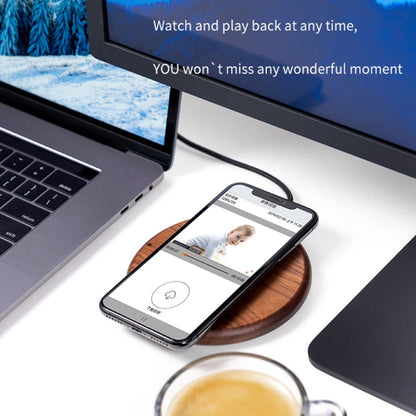 CAMSOY S6 HD 1280 x 720P 70 Degree Wide Angle Wearable Wireless WiFi Intelligent Surveillance Camera, Support Infrared Right Vision & Motion Detection Alarm & Loop Recording(White) by CAMSOY