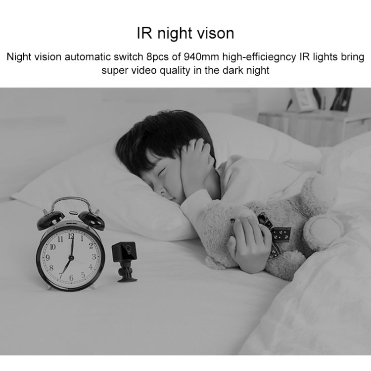 CAMSOY S8 HD 1280 x 720P 140 Degree Wide Angle Wireless WiFi Intelligent Surveillance Camera, Support Photosensitive Automatic Right Vision & Motion Detection & Loop Recording by CAMSOY
