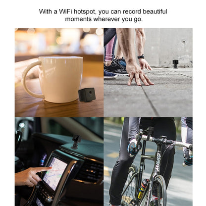 CAMSOY S8 HD 1280 x 720P 140 Degree Wide Angle Wireless WiFi Intelligent Surveillance Camera, Support Photosensitive Automatic Right Vision & Motion Detection & Loop Recording by CAMSOY