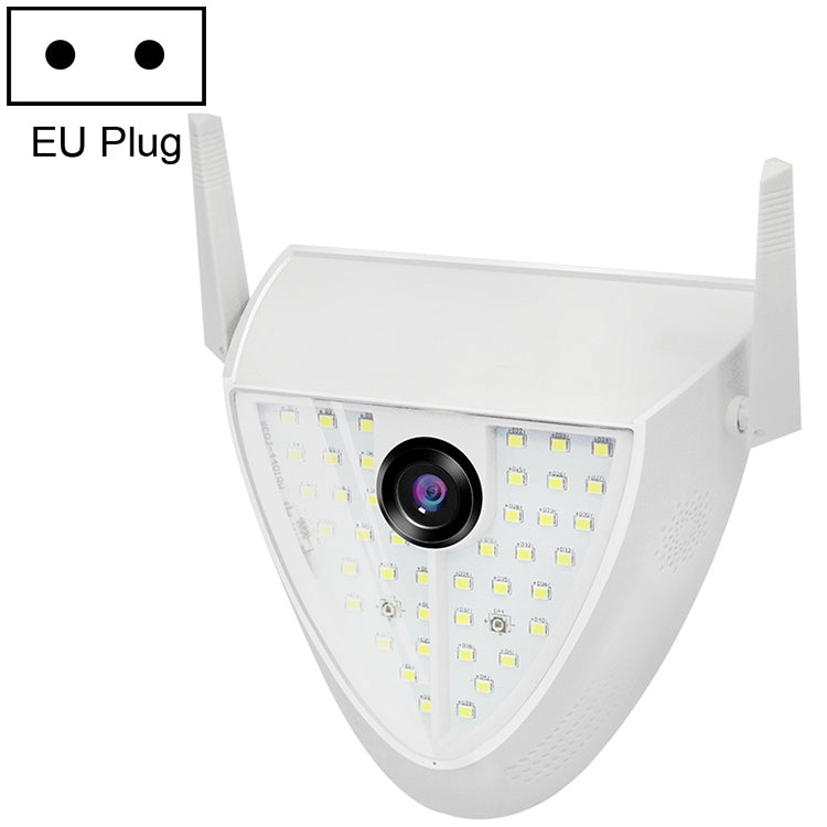 DP16 2.0 Megapixel 42 LEDs Garden Light Smart Camera, Support Motion Detection / Night Vision / Voice Intercom / TF Card, EU Plug by bashfashion