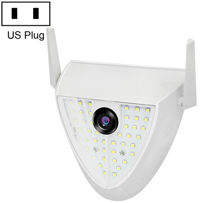 DP16 2.0 Megapixel 42 LEDs Garden Light Smart Camera, Support Motion Detection / Night Vision / Voice Intercom / TF Card, US Plug by bashfashion