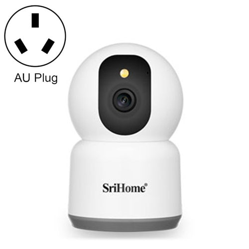 SirHome SH038 5MP QHD 5G WiFi IP Camera, Support Night Color & Motion Detection & Two Way Talk & Human Detection & TF Card, AU Plug by SriHome