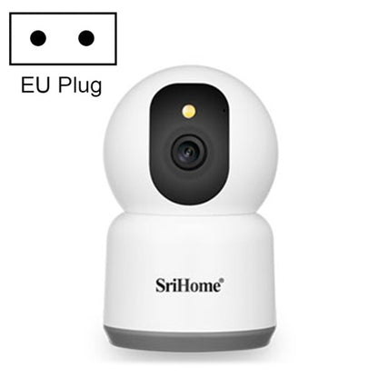 SirHome SH038 5MP QHD 5G WiFi IP Camera, Support Night Color & Motion Detection & Two Way Talk & Human Detection & TF Card, EU Plug by SriHome