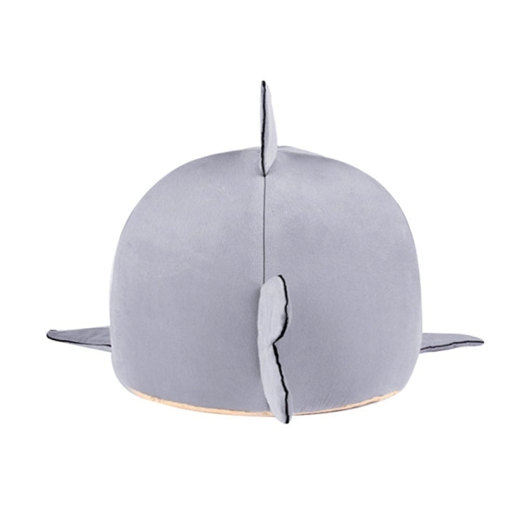 Indoor Pet Dog Puppy Cat Warm House Sharks Pet Sleeping Bed Nest, S Size: 42x42x42cm(Grey) by bashfashion