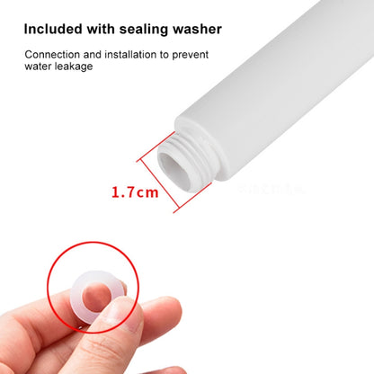 Pet Shower Nozzle Massage Shower, with Hose Universal Joint (Grey) by bashfashion