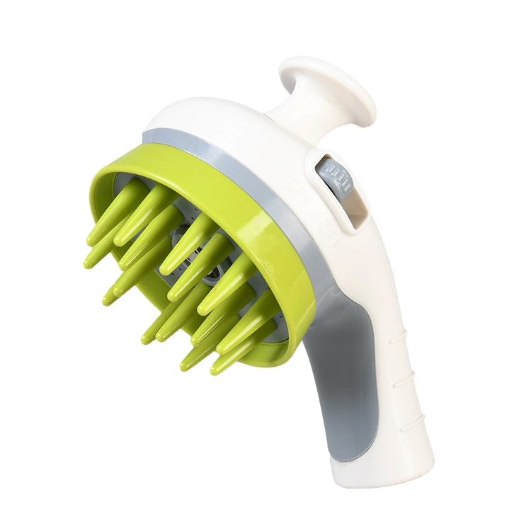 Pet Shower Shower Brush with Non-slip Handle Nozzle(White) by bashfashion
