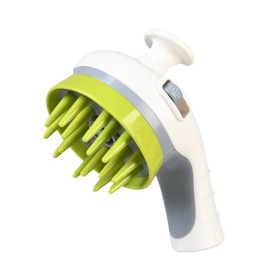 Pet Shower Shower Brush with Non-slip Handle Nozzle(White) by bashfashion