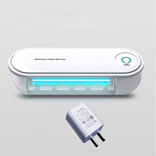 Rechargeable Toothbrush Dryer Sterilizer Bathroom Wall-mounted Toothbrush Holder, with US Plug by bashfashion